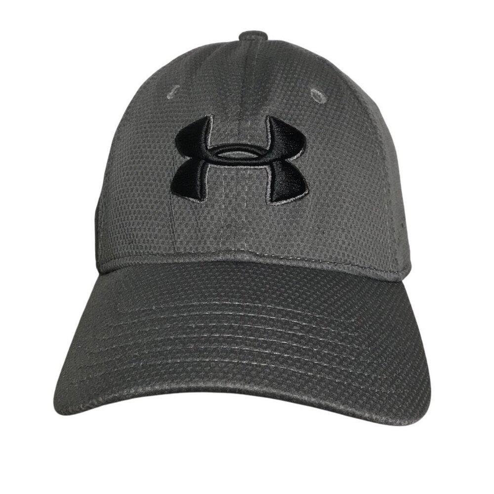 Under Armour Mens Gray Mesh Baseball Cap MD/LG